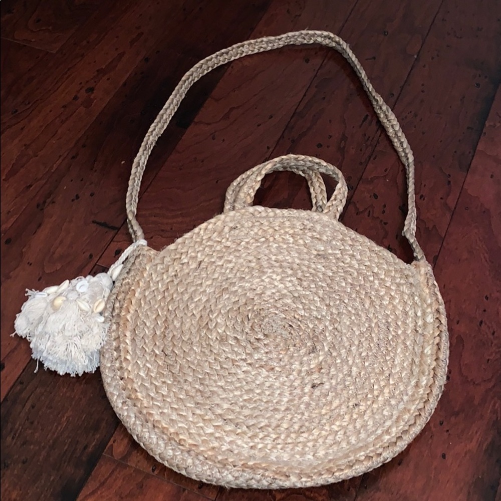 Pull&Bear Jute Bag with strap